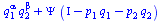 `+`(`*`(`^`(q[1], alpha), `*`(`^`(q[2], beta))), `*`(Psi, `*`(`+`(Iota, `-`(`*`(p[1], `*`(q[1]))), `-`(`*`(p[2], `*`(q[2])))))))