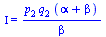 Iota = `/`(`*`(p[2], `*`(q[2], `*`(`+`(alpha, beta)))), `*`(beta))