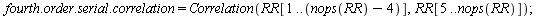 restart; -1; with(Statistics); -1; randomize(); -1; `:=`(n, 5000); -1; `:=`(p1, -.5); -1; `:=`(p2, .4); -1; `:=`(r, Sample(RandomVariable(Normal(0, 1)), n)); -1; for t from 3 to n do `:=`(y[1], 0); `:...