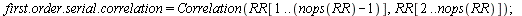 restart; -1; with(Statistics); -1; randomize(); -1; `:=`(n, 5000); -1; `:=`(phi1, .5); -1; `:=`(r, Sample(RandomVariable(Normal(0, 1)), n)); -1; for t from 2 to n do `:=`(y[1], 0); `:=`(y[t], `+`(`*`(...