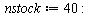restart; 1; with(combinat); -1; `:=`(nstock, 40); -1; `:=`(P, 2); -1; nops(choose(nstock, P)); 1