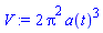 2*Pi^2*a(t)^3